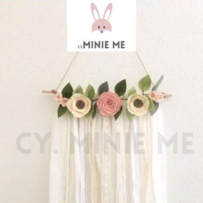 Colgante para accesorios de cabello para niñas con flores