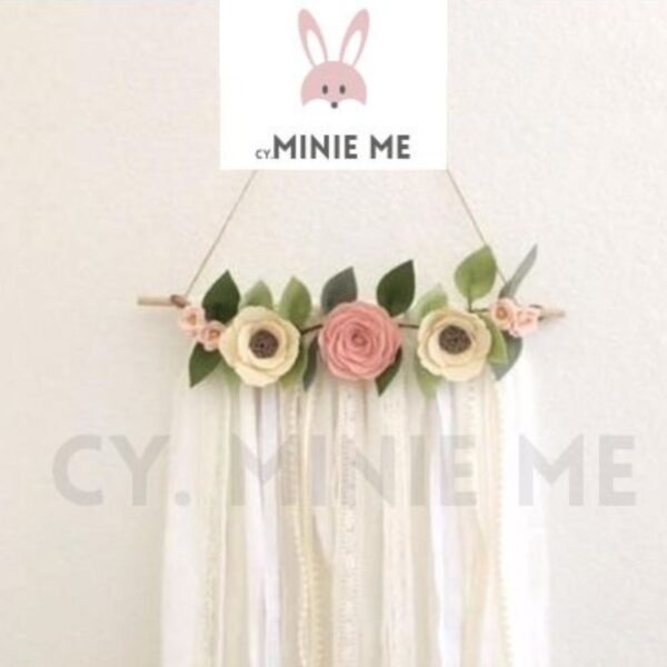 Colgante para accesorios de cabello para niñas con flores