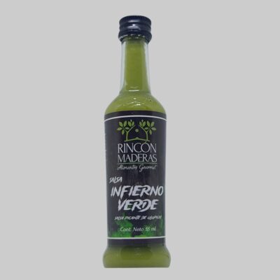 Salsa Infierno Verde (5 frascos por empaque)