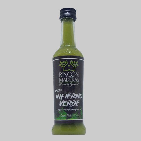 Salsa Infierno Verde (5 frascos por empaque)