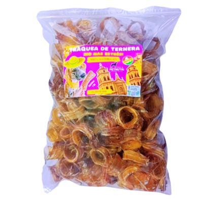 Tráquea De Ternera en Aros 100% Masticable – 1 kilogramo