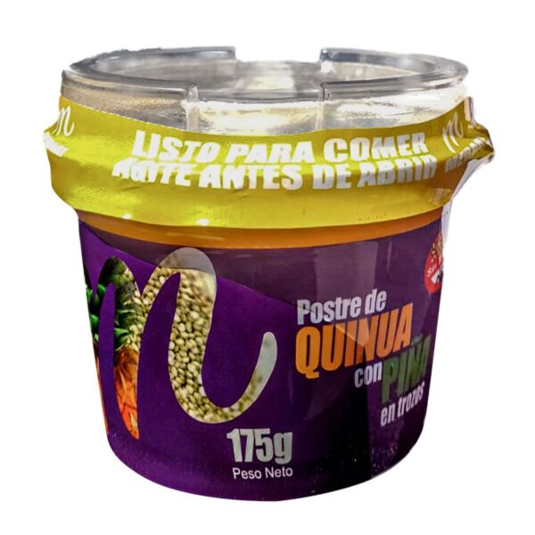 Postre de Quinua con Piña en Trozos