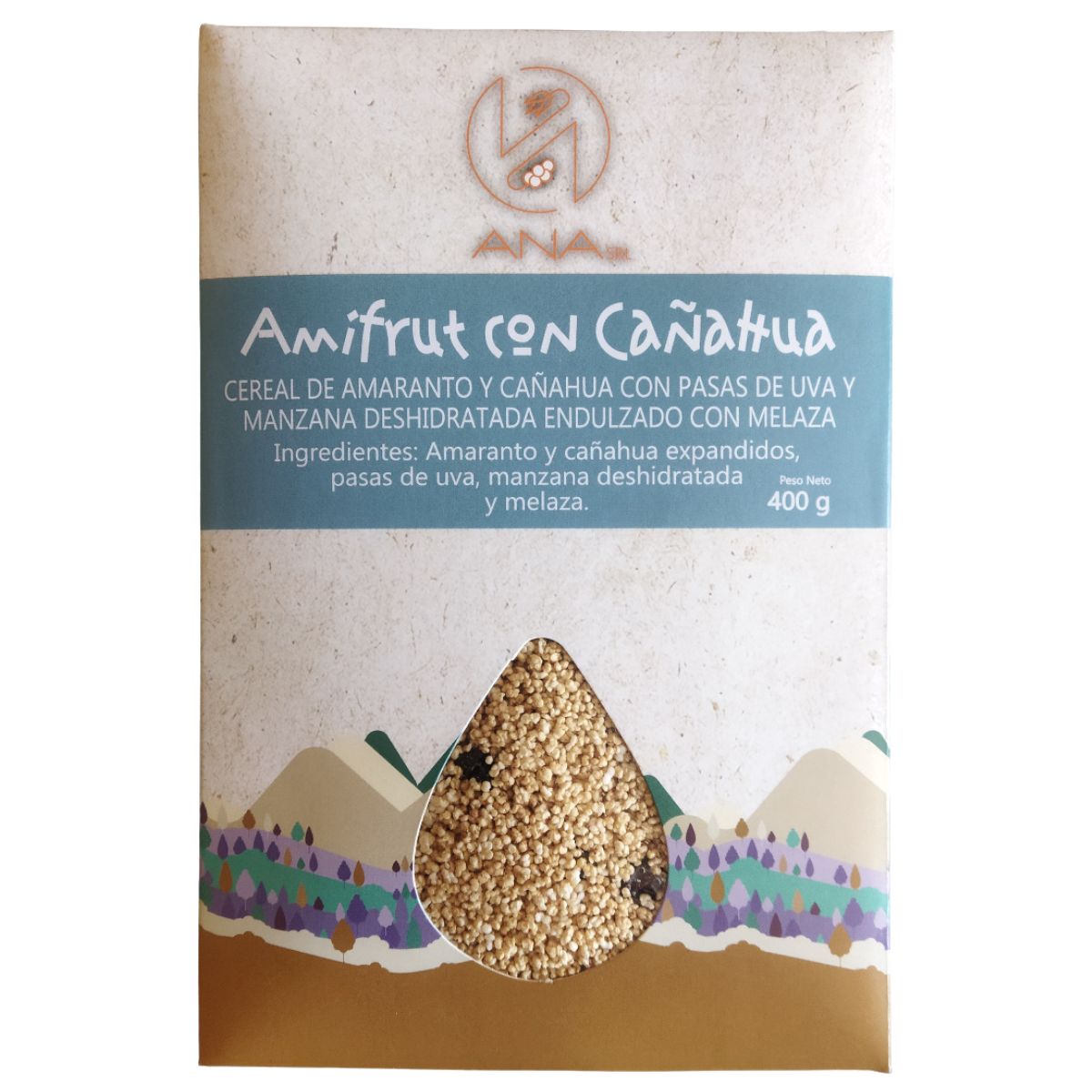 Cereal Amifrut con Cañahua (Pack de 2 unidades) - c/u 400 gr.