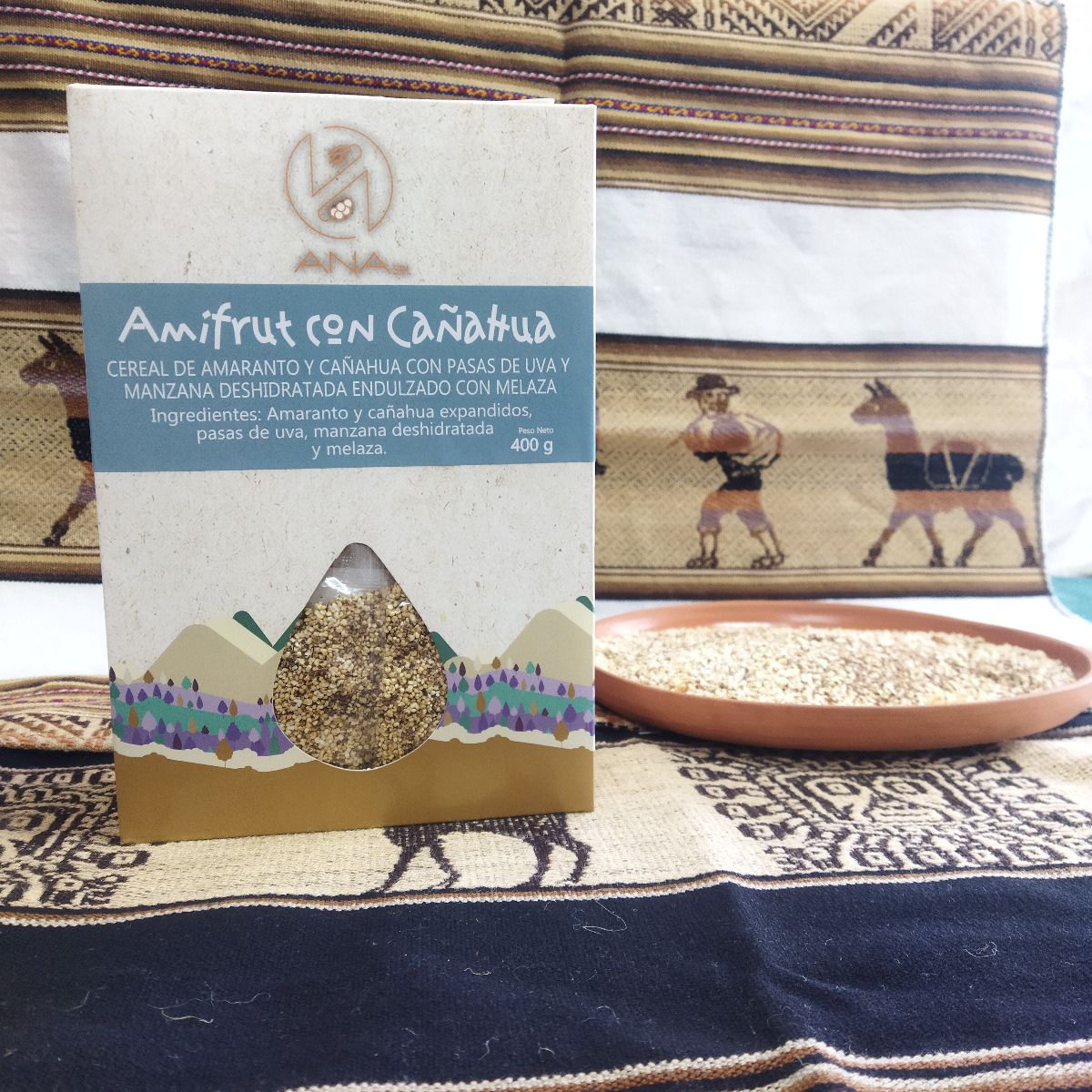 Cereal Amifrut con Cañahua (Pack de 2 unidades) - c/u 400 gr. - Imagen 2