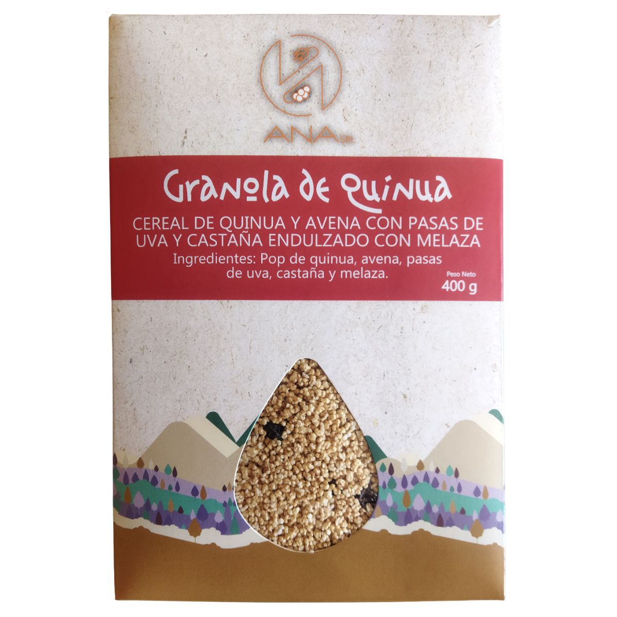Granola con Quinua - (Pack de 2 unidades) - c/u 400 gr.