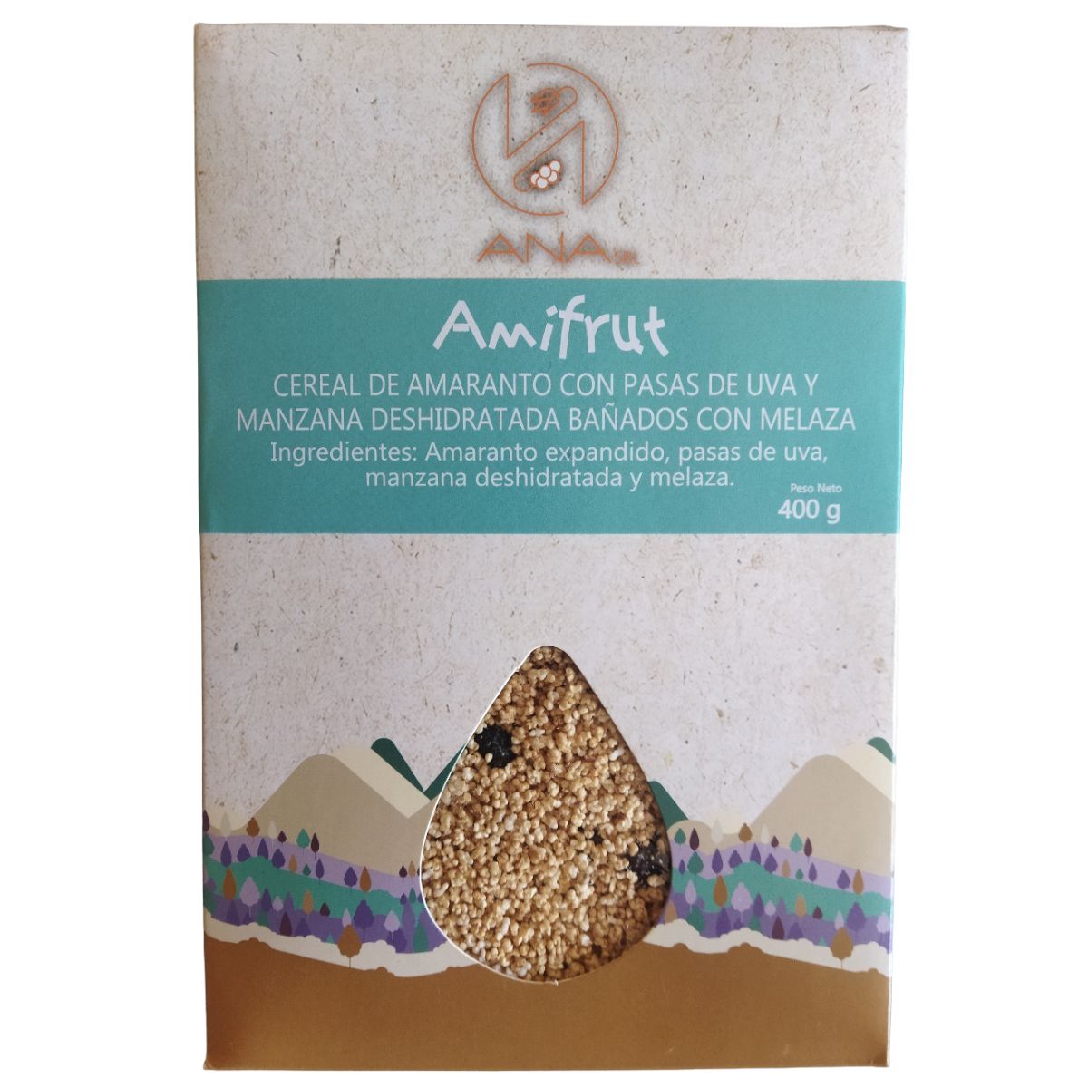 Cereal de Amaranto Amifrut (Pack de 2 cajas ) - c/u 400 gr.