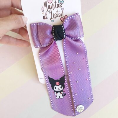 Moño largo para cabello – Kuromi