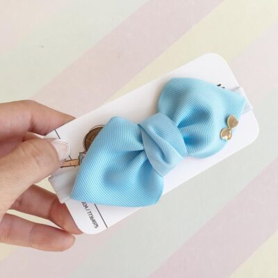 vincha para bebé con corbata