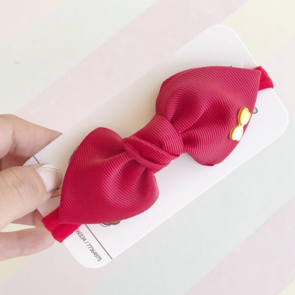 vincha para bebé con corbata