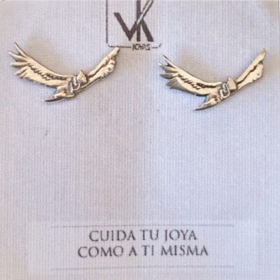 Aretes Cóndor Andino Plata 925