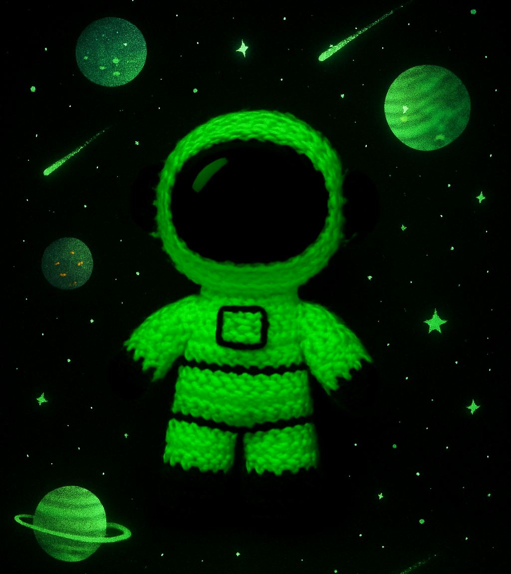 Muñeco Amigurumi - Astronauta - Imagen 2