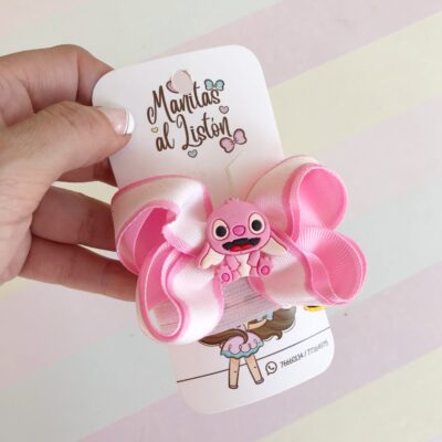 Vincha con Moño diseño de stich