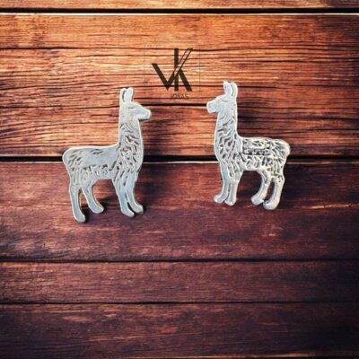 Aretes Llama Andina- Plata 925