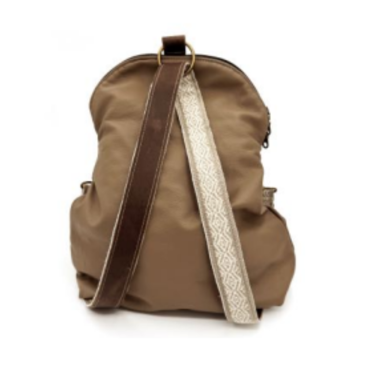 Relaxed Crossbody Backpack - CUERO - Imagen 4