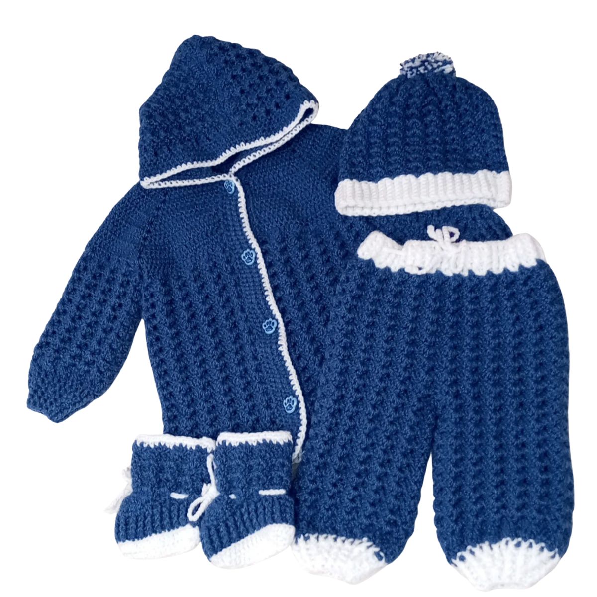 Conjunto tejido para bebé