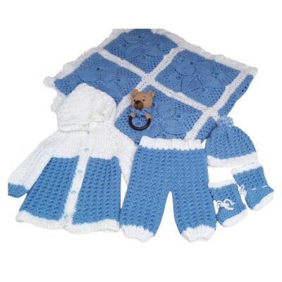 Conjunto completo para bebé y manta