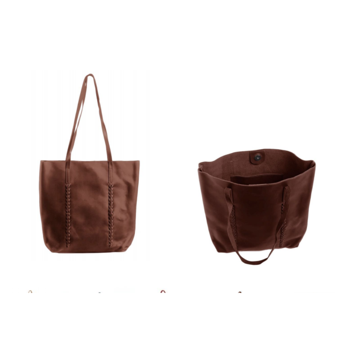 Double Dutch Tote - Cuero - Imagen 3