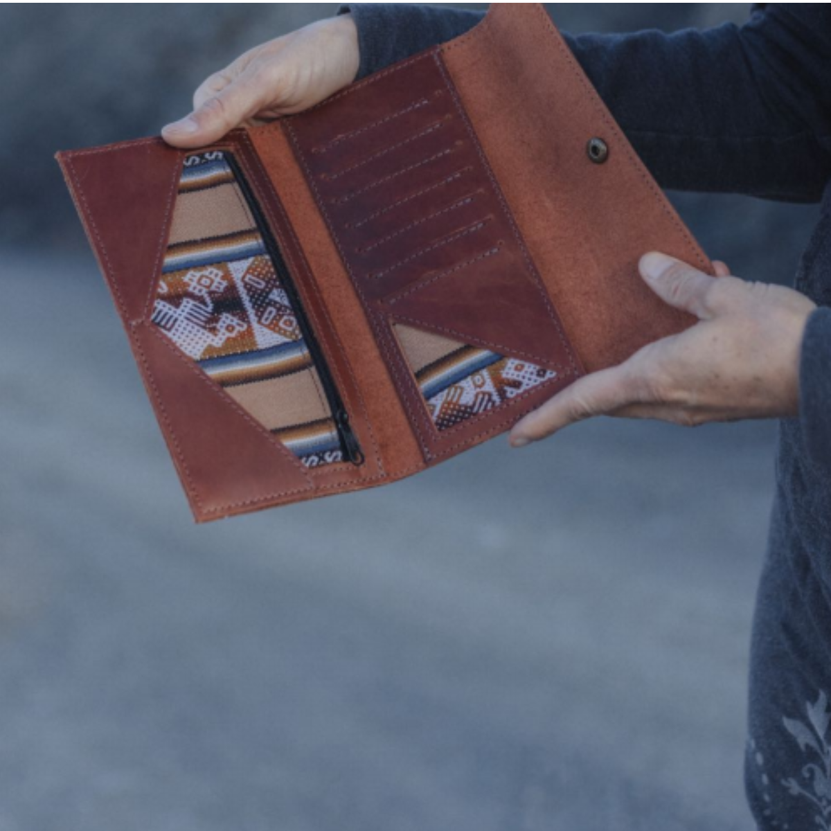 Leather Wallet - Cuero - Imagen 2