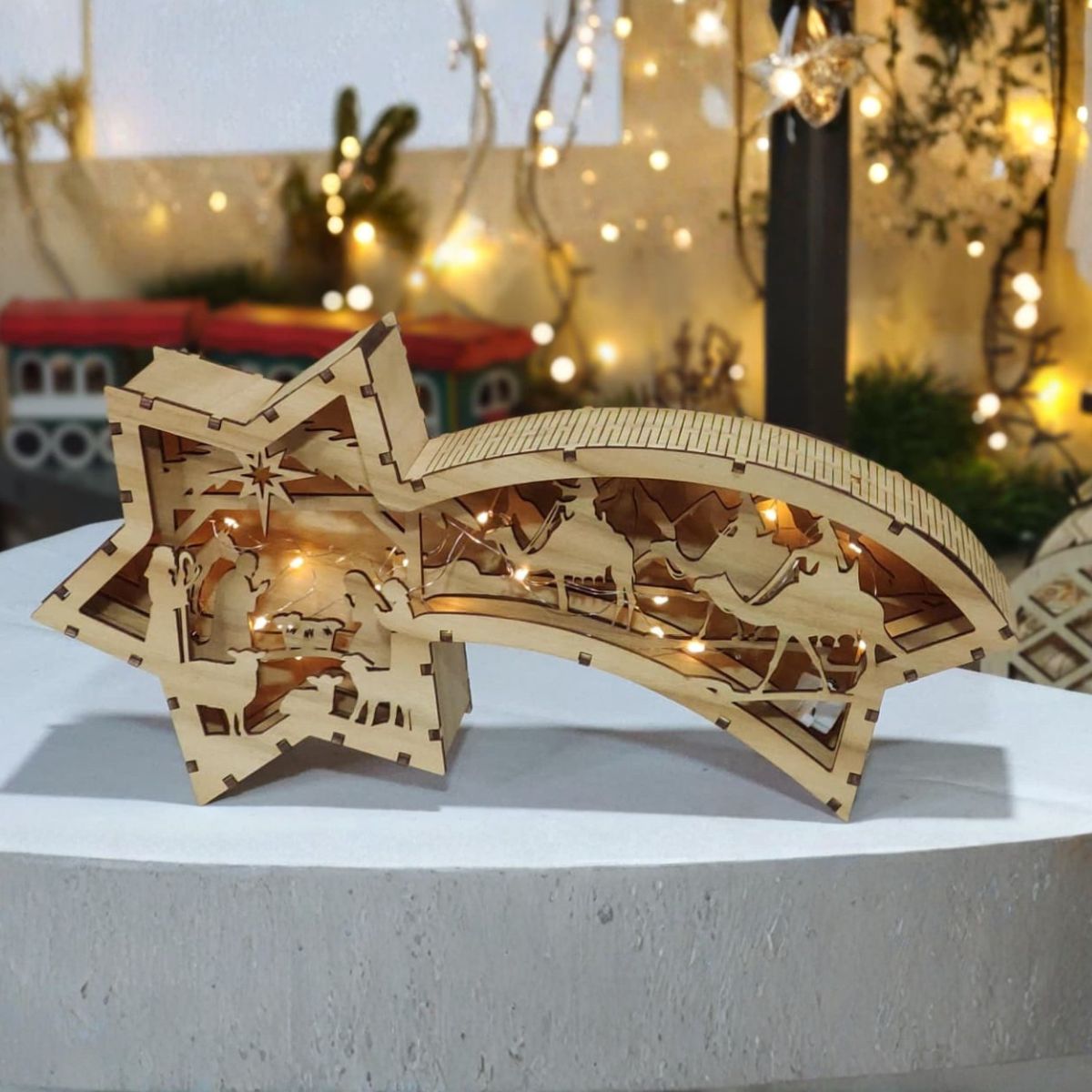 Nacimiento Navideño en Estrella Fugaz