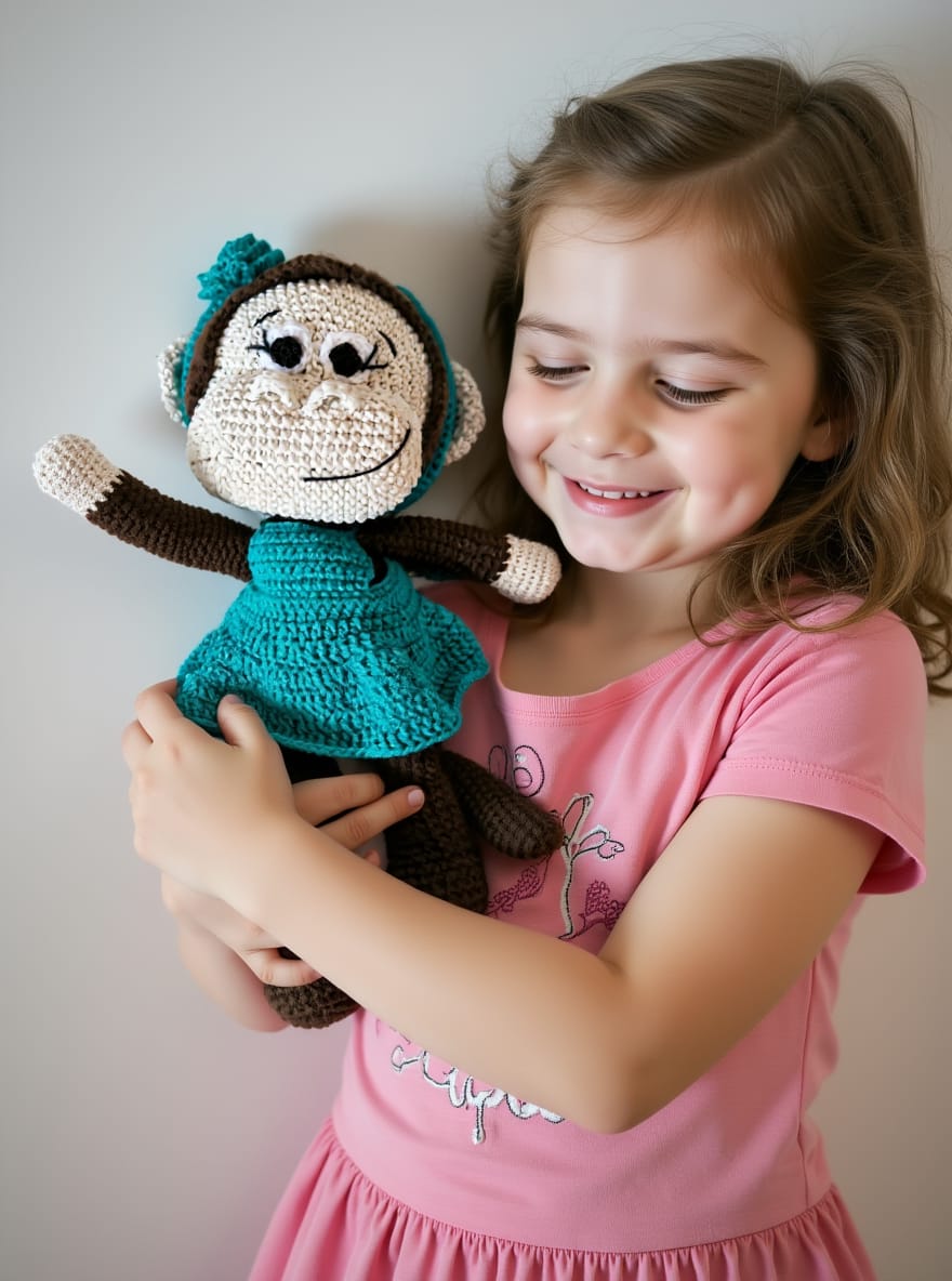 Muñecos Amigurumi - Monita - Imagen 3